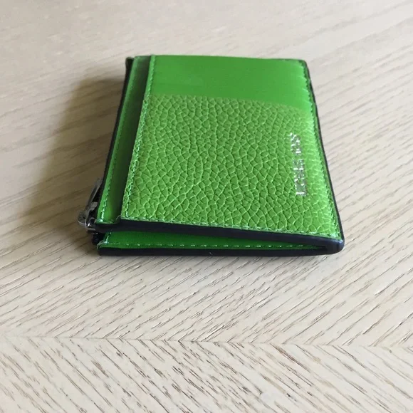 Michael Kors Cooper Jungle Green Leather Wallet - Picture 4 of 8